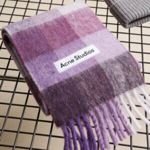 Acne Purple Gradient Scarf